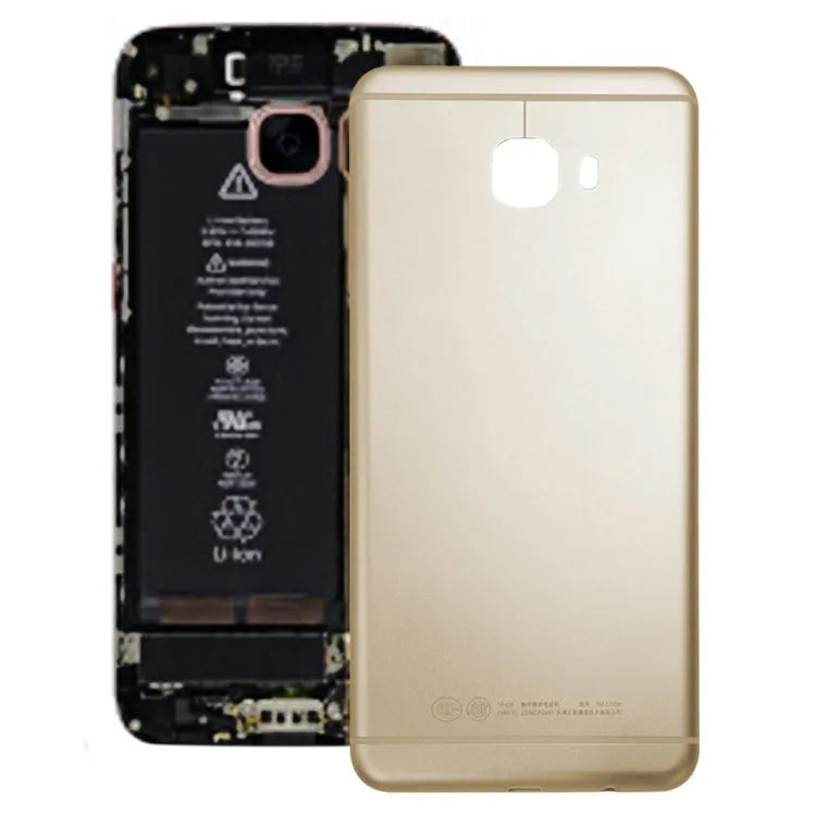 Voor Galaxy C7 achterkant (goud)