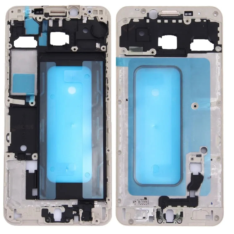 Voor Galaxy C5 / C5000 Voorste Behuizing LCD Frame Bezel Plaat (Goud)