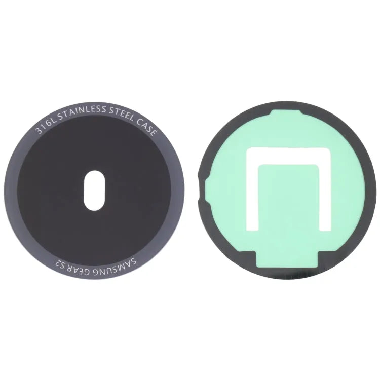 Glazen lenscover voor hartslagsensor van Samsung Gear S2 SM-R720 (zwart)