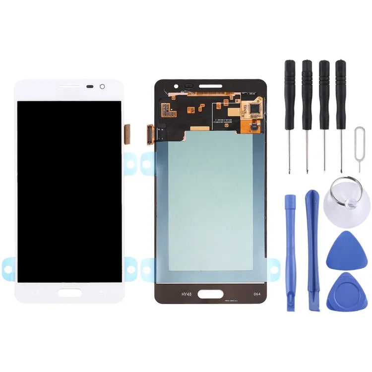 Origineel LCD-scherm + aanraakpaneel voor Galaxy J3 Pro / J3110 (wit)