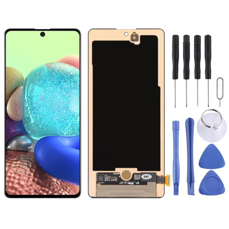 Originele Super AMOLED Lcd-scherm voor Samsung Galaxy A71 (5G) SM-A716 Met Digitizer Volledige Montage