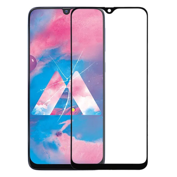 Voor Samsung Galaxy A40s Front Screen Outer Glass Lens met OCA Optisch Clear Adhesive: