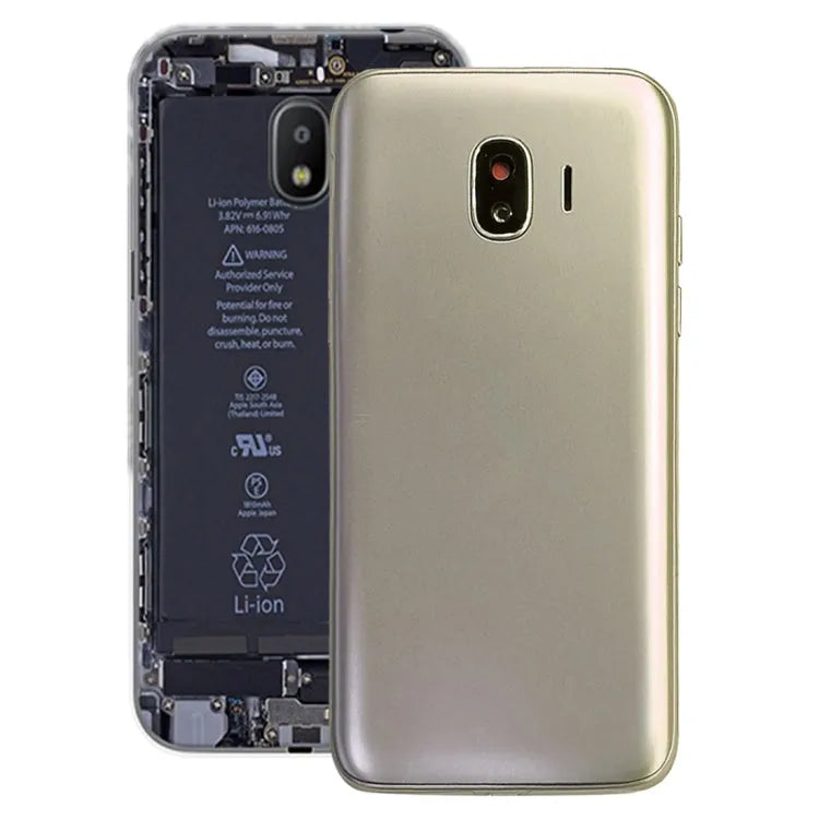 Voor Galaxy J2 Pro (2018), J2 (2018), J250F/DS Back Cover + Middle Frame Bezel Plate (Goud)