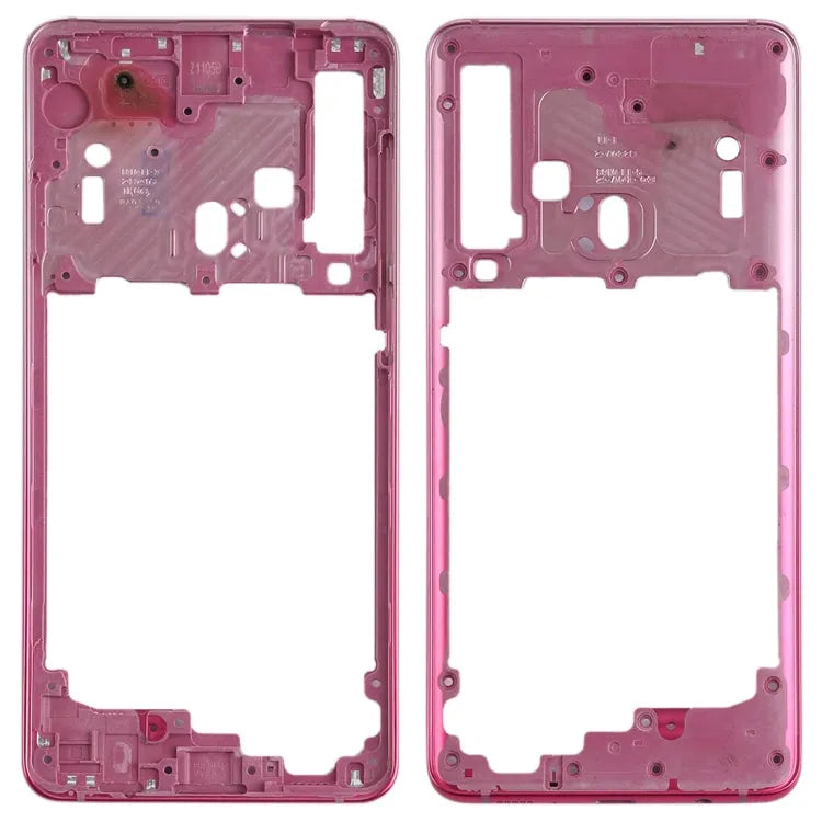 Voor Galaxy A9 (2018) middelste framerandplaat (roségoud)