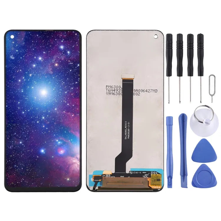 Origineel PLS TFT LCD-scherm voor Galaxy A60 met Digitizer Volledige montage