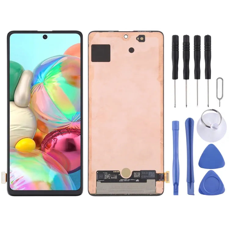 Originele Super AMOLED Lcd-scherm voor Samsung Galaxy A71 4G SM-A715 Met Digitizer Volledige Montage