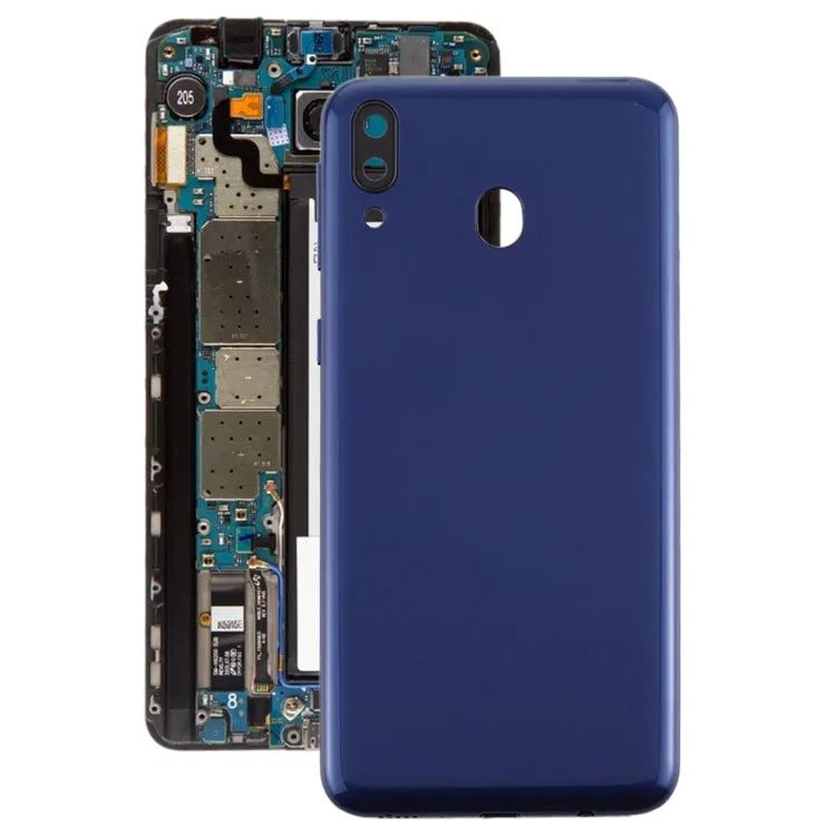 Voor Galaxy M20 Batterij Back Cover (Blauw)