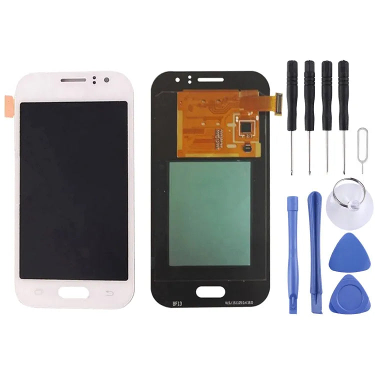 Origineel LCD-scherm + aanraakpaneel voor Galaxy J1 Ace / J110 (wit)