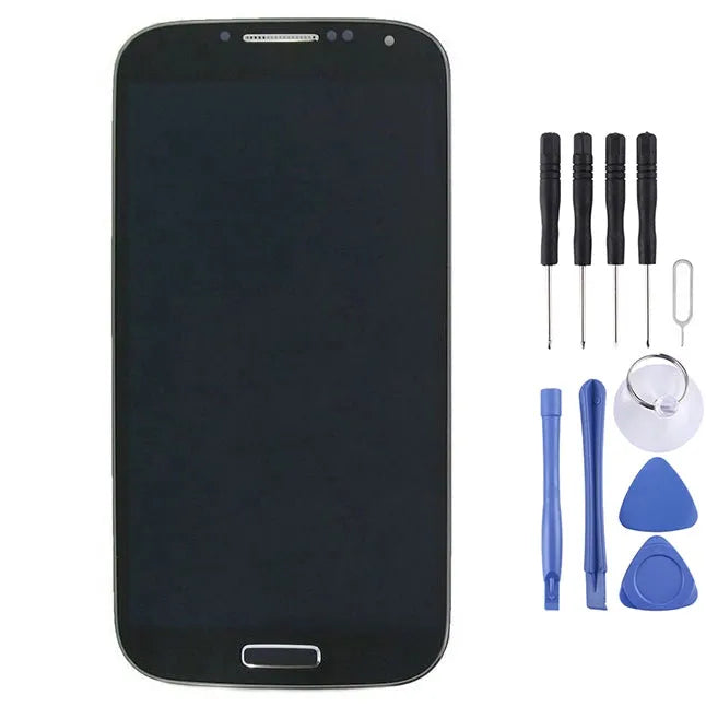 Origineel LCD-scherm + aanraakpaneel met frame voor Galaxy S4 CDMA / i545 (zwart)
