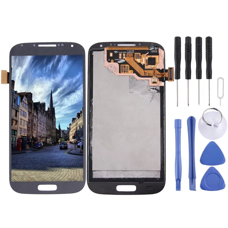Origineel Super AMOLED LCD-scherm voor Galaxy S IV / i9500 / i9505 / i337 / i545 met Digitizer Volledige montage (zwart)