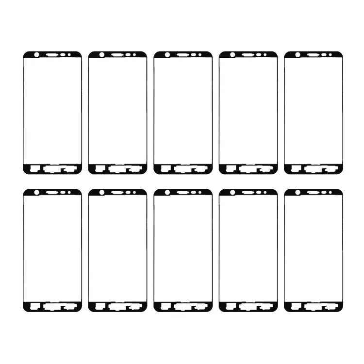 Voor Galaxy J7 Prime / G610 10 stuks voorste behuizingslijm