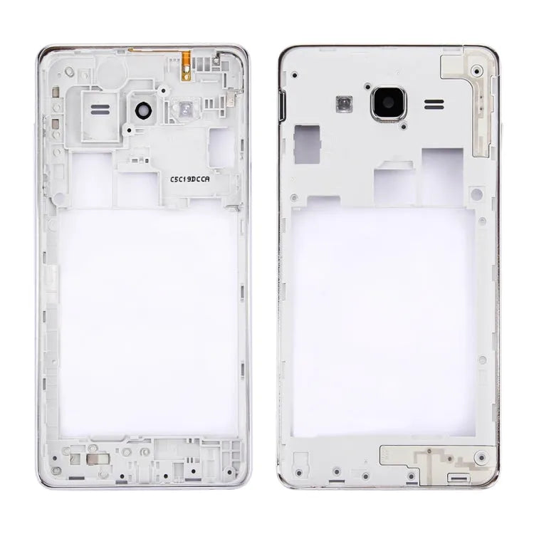 Voor Galaxy On7 / G6000 middelste framerand (zilver)
