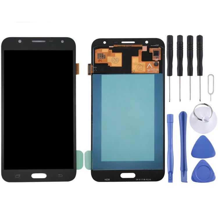 Origineel LCD-scherm + aanraakpaneel voor Galaxy J7 Neo, J701F / DS, J701M (zwart)