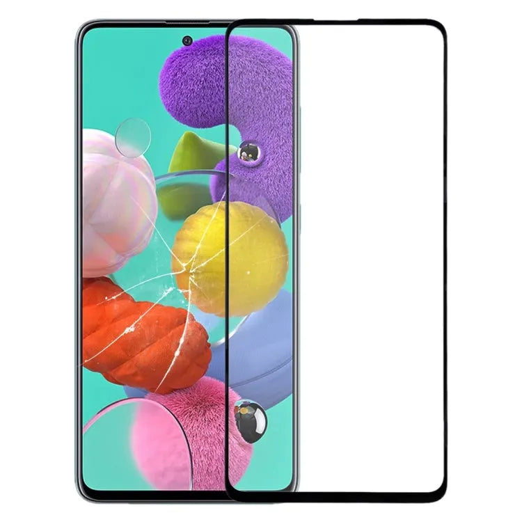 Voor Samsung Galaxy A51 Front Screen Outer Glass Lens met OCA Optisch Clear Adhesive: