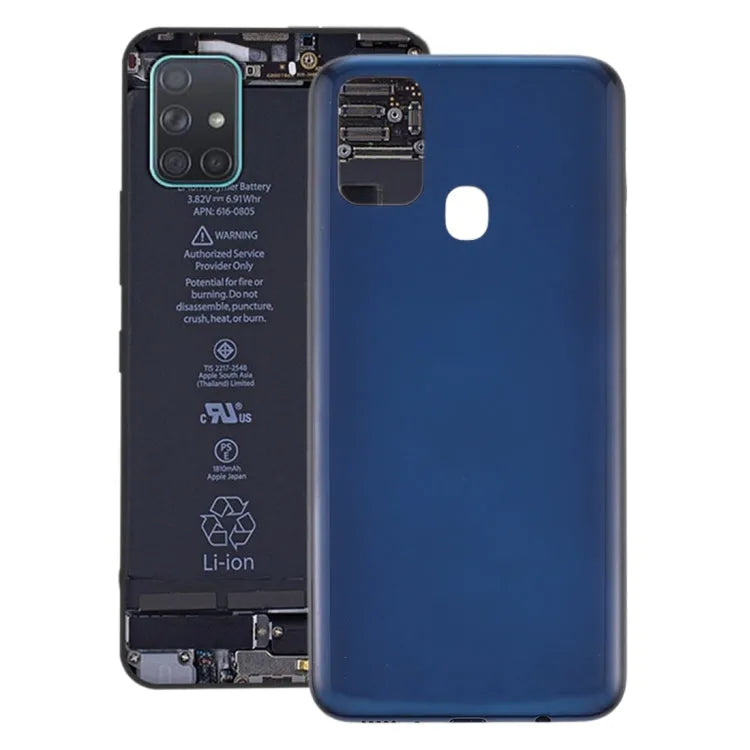 Voor Samsung Galaxy M31 / Galaxy M31 Prime batterij achterkant (blauw)