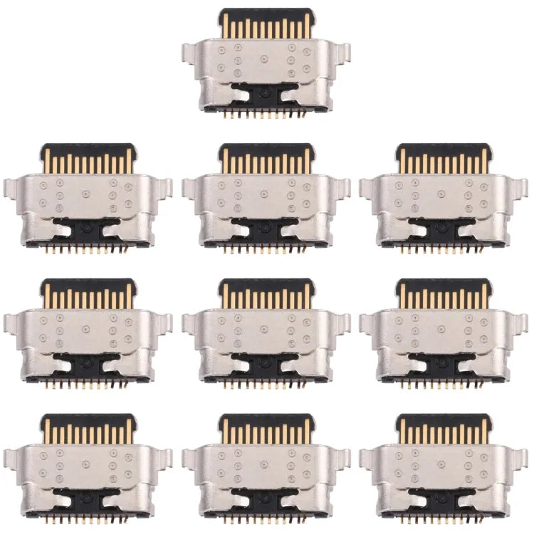 10 stks Poort Opladen Connector voor Samsung Galaxy A02s SM-A025F, SM-A025F/DS, SM-A025G, SM-A025G/DS, SM-A025M, SM-A025M/DS, SM-A025U