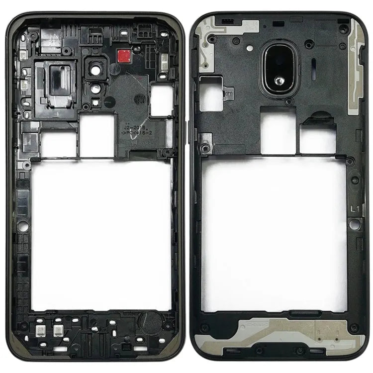 Voor Galaxy J2 Pro (2018) / J2 (2018) / J250FDS middelste framerand (zwart)