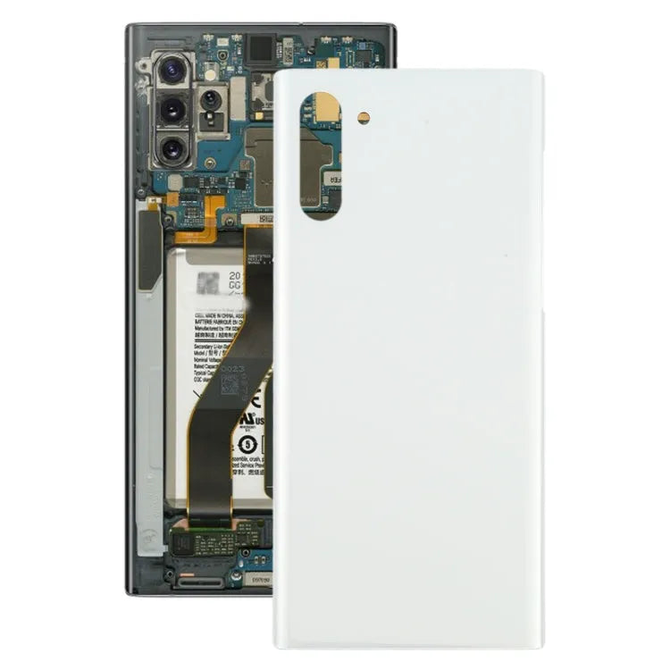 Voor Samsung Galaxy Note10 batterij achterkant (wit)