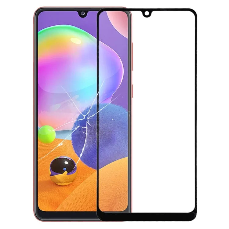 Voor Samsung Galaxy A31 Front Screen Outer Glass Lens met OCA Optisch Clear Adhesive