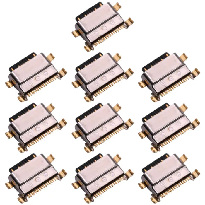 Voor Samsung Galaxy A6s SM-G6200 10 stuks laadpoortconnector