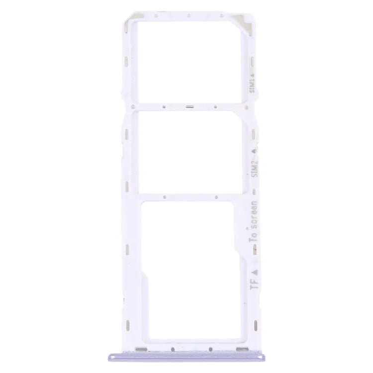 Voor Samsung Galaxy M42 5G SM-A436B Originele SIM-kaartlade + SIM-kaartlade + Micro SD-kaartlade (paars)