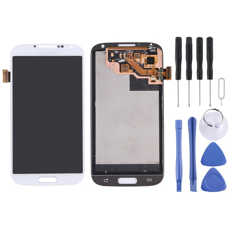 Origineel LCD-scherm + aanraakpaneel voor Galaxy S IV / i9500 (wit)