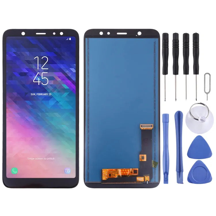 TFT LCD-scherm voor Galaxy A6+ (2018) met Digitizer volledige montage (zwart)