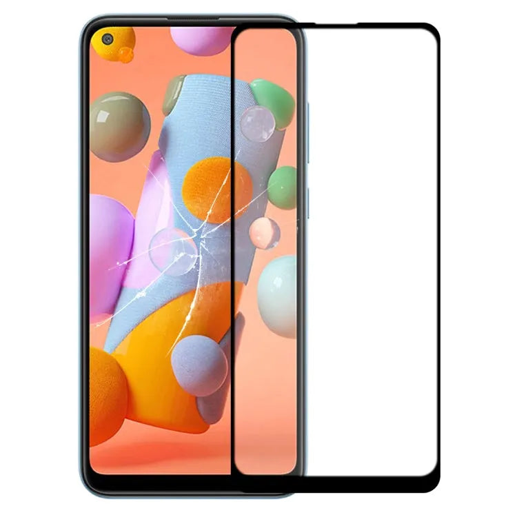 Voor Samsung Galaxy A11 Front Screen Outer Glass Lens met OCA Optisch Clear Adhesive: