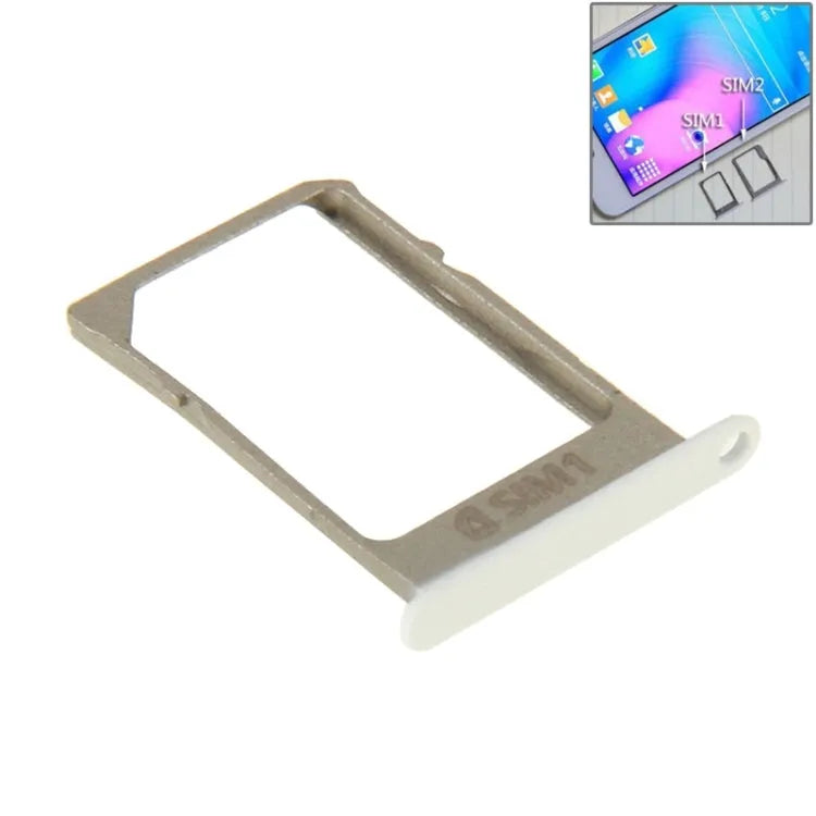 Voor Galaxy A3 / A5 kleine enkele kaartlade (wit)