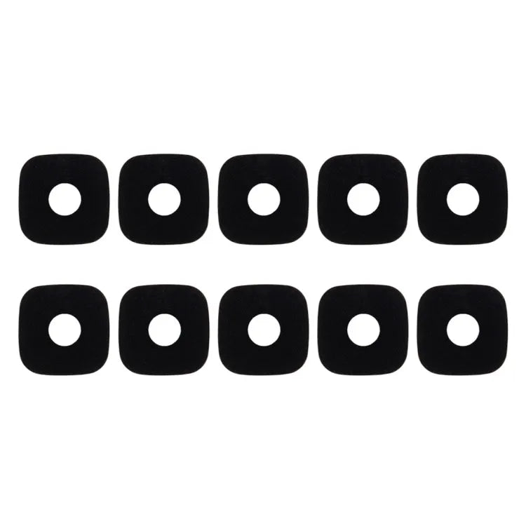 Voor Galaxy C9 Pro / C9000 10 stuks cameralens aan de achterkant (zwart)