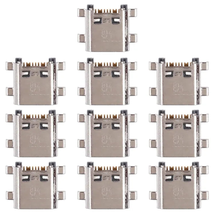 Voor Galaxy J7 Neo / J701 10 stuks laadpoortconnector
