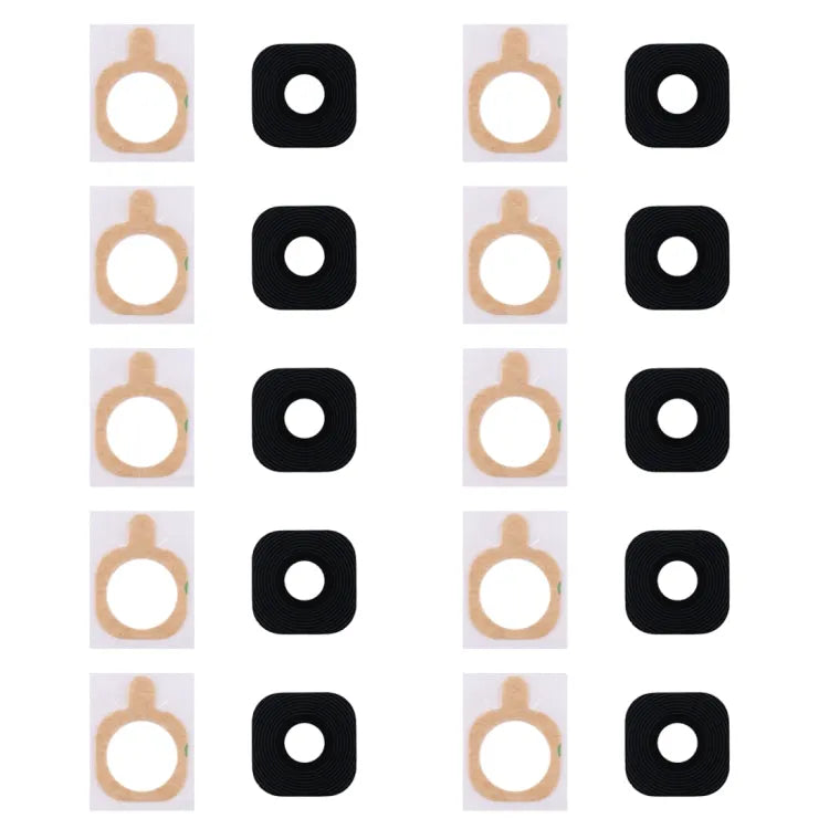 Voor Galaxy A8 (2016) / A810 10 stuks achtercamera lensdop met sticker