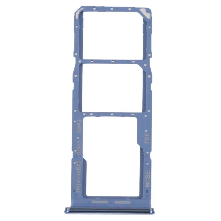 Voor Samsung Galaxy M32 5G SM-M326B Originele Sim-kaart Lade + Sim-kaart Lade + Micro SD-kaart Lade (Blauw)