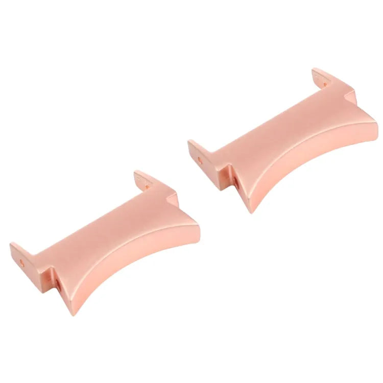 1 Paar voor Samsung Galaxy Watch4 40mm / 44mm Smart Watch Watchband Connector Converter (ROSE GOUD)