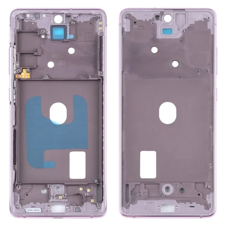Voor Samsung Galaxy S20 FE middelste frame bezelplaat met accessoires (paars)