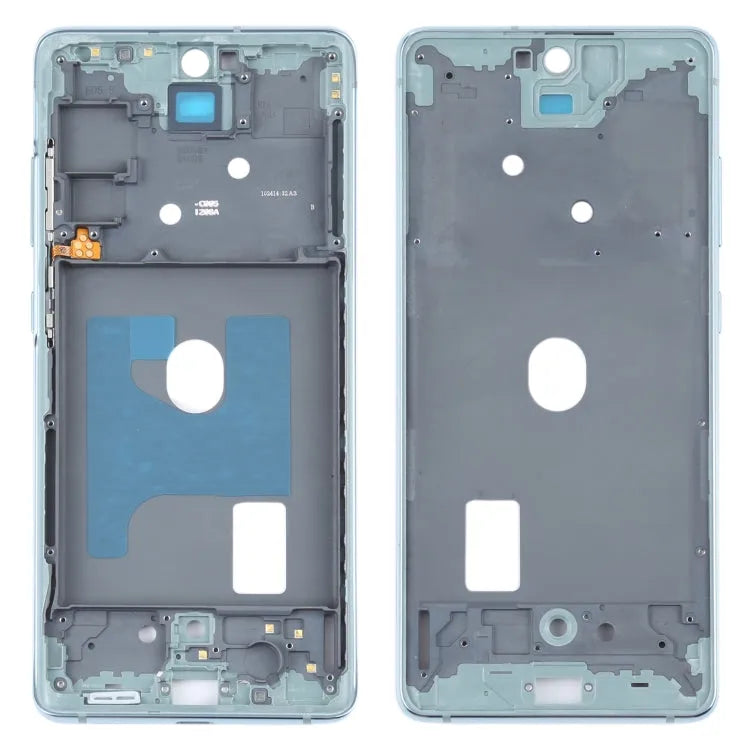 Voor Samsung Galaxy S20 FE middelste frame bezelplaat met accessoires (blauw)