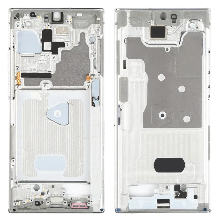 Voor Samsung Galaxy Note20 Ultra SM-N985F middenframe bezelplaat met onderdelen (zilver)