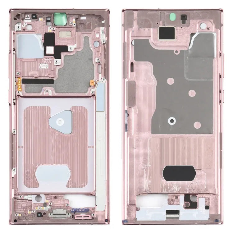 Voor Samsung Galaxy Note20 Ultra SM-N985F middenframe bezelplaat met onderdelen (roze)
