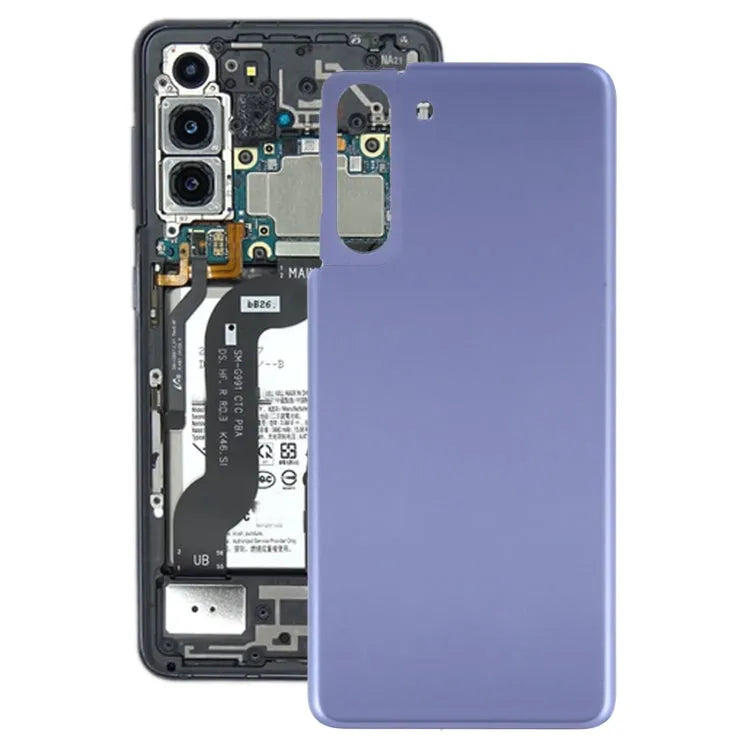 Voor Samsung Galaxy S21 5G batterij achterkant (paars)