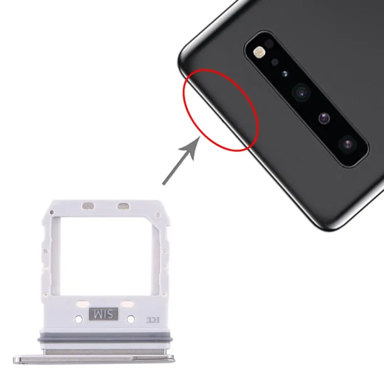 Voor Samsung Galaxy S10 5G simkaartlade (grijs)