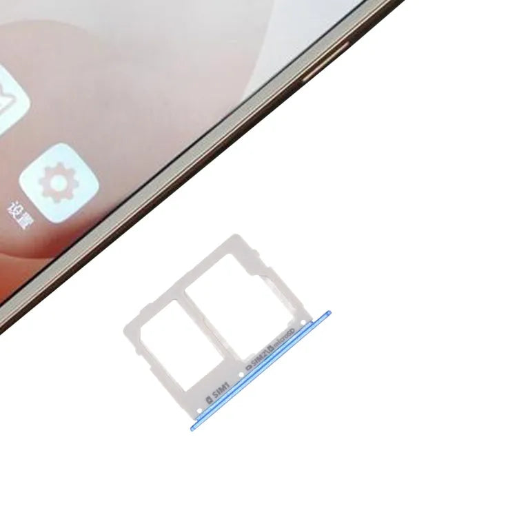 Voor Galaxy C7 Pro / C7010 & C5 Pro / C5010 SIM-kaartlade + SIM / Micro SD-kaartlade (blauw)