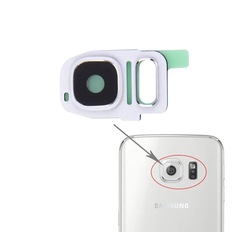 Voor Galaxy S7 / G930 Achteruitrijcamera Lens Cover (Wit)