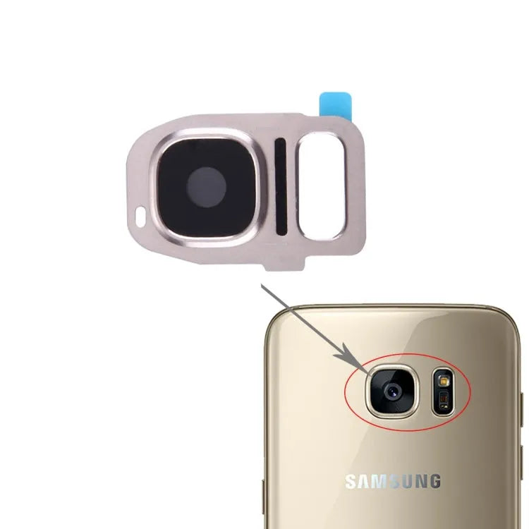 Voor Galaxy S7 / G930 Achteruitrijcamera Lens Cover (Goud)