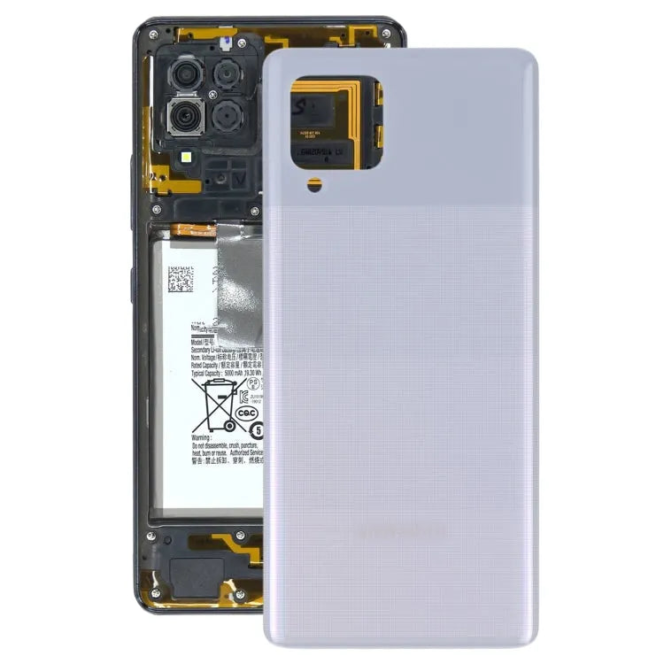Voor Samsung Galaxy A42 SM-A426 Batterij Achterkant (Grijs)