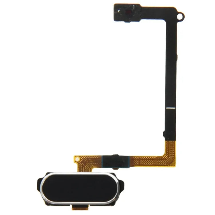 Voor Galaxy S6 / G920F Home Button Flex-kabel met vingerafdrukidentificatie (zwart)