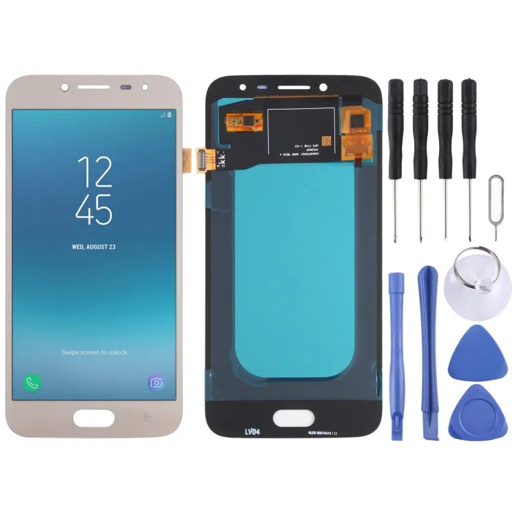 OLED LCD-scherm voor Samsung Galaxy J2 Pro (2018) SM-J250 met Digitizer Volledige montage (Goud)