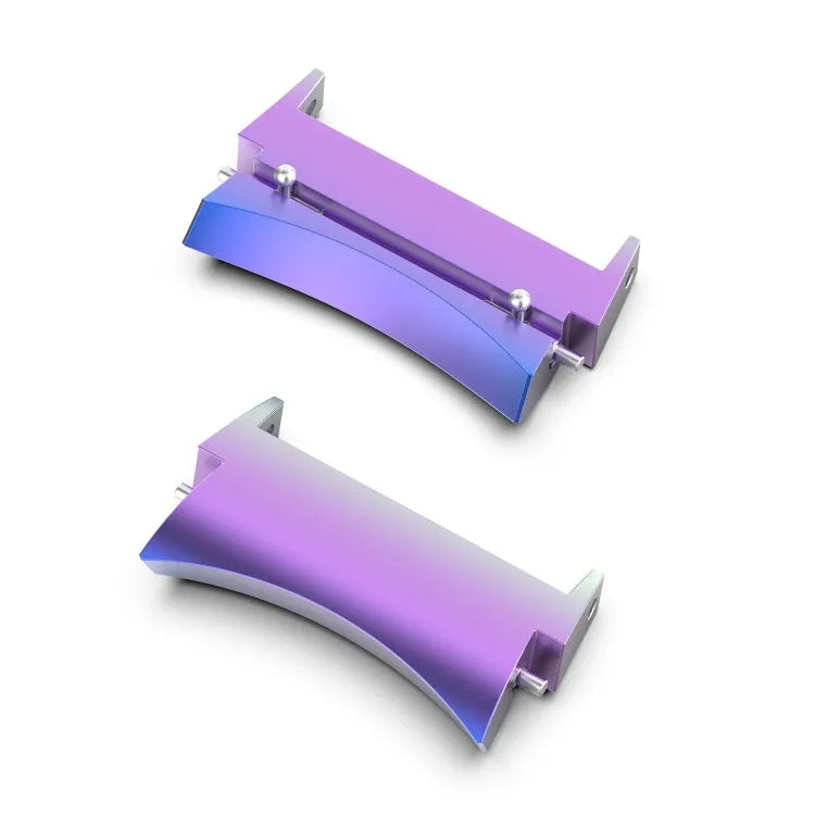 Voor Samsung Galaxy Watch 6 / 6 Classic 1 paar roestvrijstalen metalen horlogebandconnector (kleurrijk)