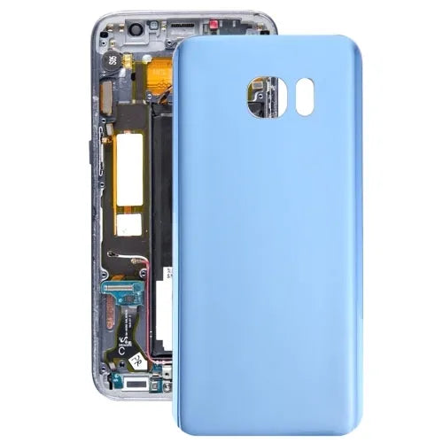 Voor Samsung Galaxy S7 SM-G930F Batterij Achterkant (Blauw)