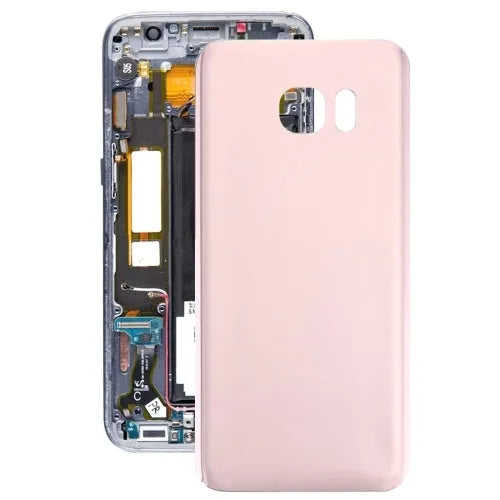 Voor Samsung Galaxy S7 SM-G930F Batterij Achterkant (Roze)