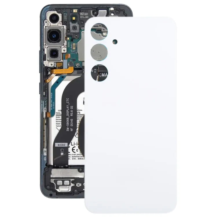 Voor Samsung Galaxy S23 FE SM-S711B batterij achterkant (wit)